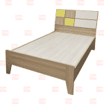 Lit une place et Demi 120cmx200cm - B01-120